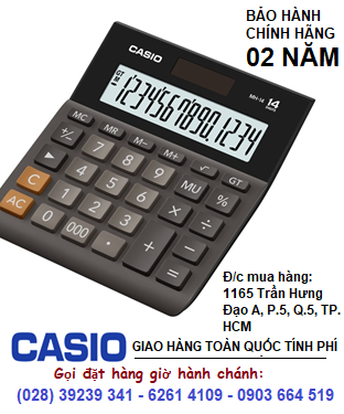 Casio MH-14, Máy tính tiền Casio MH-14 loại 14 số Digits có phím 000 | ĐẶT HÀNG 